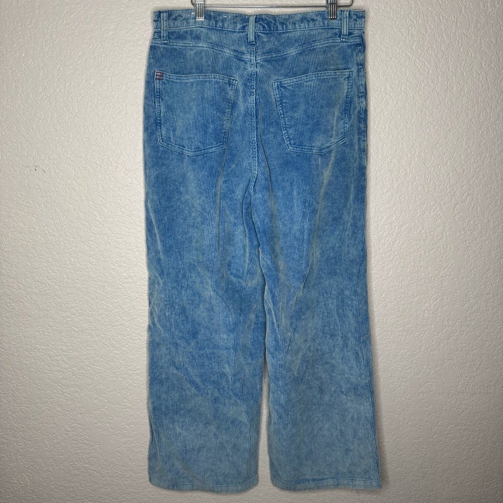 BDG Blue High Rise Wide Leg Corduroy Pants 32 - Picture 5 of 11
